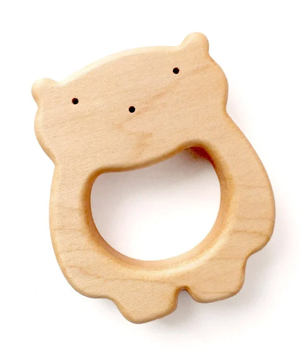 Natūralus medinis kramtukas kūdikiui Meškiukas